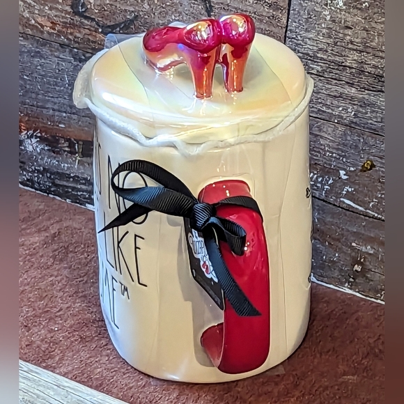 New Rae Dunn Artisan Collection By Magenta There's No Place Like Home Mug W Top - Picture 4 of 12